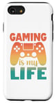iPhone SE (2020) / 7 / 8 Retro Gaming Is My Life - Vintage Gamer Player's Motto Case