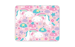Pink Unicorn Mouse Mat Pad - Horse Kids Rainbow Girls Niece Computer Gift #14796