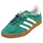 adidas Gazelle Indoor Mens Green White Fashion Trainers - 9.5 UK