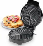 1000w Heart Shaped 5 Slice Non-Stick Electric Belgian American Waffle Maker New