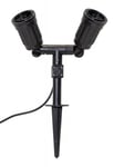 FIXTURE Spotlight Utomhus 27cm Svart IP44