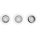 Philips Hue Milliskin vit ambiance -smart taklampa, BT, vit, rund, 9 cm, 3 x 4,2 W