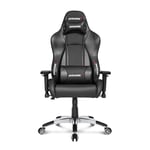 "Chaise Gaming AkRacing Série Masters Premium Noir carbone"