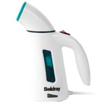 Beldray Handheld Garment Clothes Steamer Portable 600 W White/Turquoise