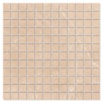 Hill Ceramic Mosaik Klinker Crotone Beige Polerad 2,5x2,5 cm 30x30 KLT2140