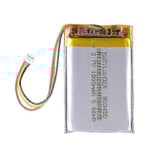 3.7v 1500mah 1.25 3p Litium Li-jon Polymer Lipo Batteri Kompatibel med Bluetooth Högtalare Trådlösa Hörlurar  Hörlurar Corsair Pro  Rpg-YuJia Corsair Void Pro byr