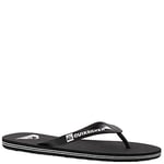 Quiksilver Men's Molokai 3 Point Flip Flop Sandal, Black/Black/White, 11 UK