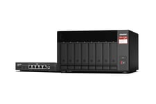 QNAP TS-873A - NAS-server - med QSW-1105-5T switch