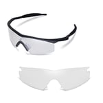 New Walleva Clear Replacement Lenses For Oakley M Frame Strike Sunglasses