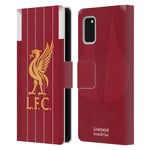 Head Case Designs Officially Licensed Liverpool Football Club Home 2019/20 Kit Leather Book Wallet Case Cover Compatible With Samsung Galaxy A41 (2020)