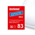 Dustwave® Lot de 10 sacs d'aspirateur pour Rowenta - Silence Force RO6493 - Fabriqué en Allemagne
