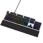 NZXT Function Clavier mécanique Gamer pour PC - Éclairant - Switches RGB linéaires - Switches compatibles MX - Switches remplaçables à Chaud - Clavier Gamer Mecanique | FR (AZERTY) Blanc