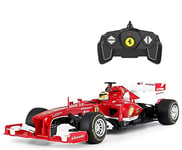 Red Ferrari F138 F1 RC Racing Car (Scale 1.18) Official License, For Ages 6+ - Ready-to-Race Drivers Fernando Alonso + Felipe Massa Drive To Survive
