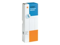 Herma Computer Labels - Papper - Matt - Permanent Självhäftande - Perforerad - Vit - 88.9 X 35.7 Mm 2000 Etikett (Er) Löpande Z-Vikta Etiketter