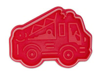 Städter 171879 Emporte-pièce en forme de camion de pompier, plastique, rouge, 6,5 cm