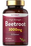 Beetroot Tablets 3000Mg | 180 Count | High Strength 5:1 Extract Supplement | Nit
