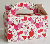 5 x Valentines/ Love/ Anniversary Treat Boxes Gift Idea Present For Him/ Her A3