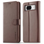 LC.IMEEKE Plånboksfodral Google Pixel 8 Brun