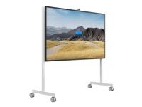 Steelcase Roam Collection - Vogn - for interaktiv whiteboard - arktisk hvit, Microsoft-grå - skjermstørrelse: 85 - for Microsoft Surface Hub 2S 85, Hub 3 for Business