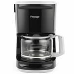 Prestige Stainless Steel Coffee Maker 10 Cups Black/Clear