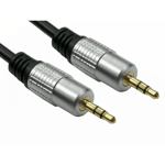 5m SHIELDED OFC 3.5mm Jack Plug Aux Cable Audio Lead to Headphone/MP3/iPod/Car