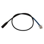 0.4m Smartphone Adapter Cable Trrs To Rj9/rj10 Earphone Jack Blue