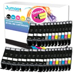 30 cartouches d'encre Jumao compatibles pour Canon Pixma MG7750 7751 7752 7753 +Fluo offert