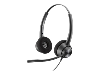 Poly EncorePro 320 - EncorePro 300 series - headset - på örat - kabelansluten - Quick Disconnect - svart - TAA-kompatibel - Certifierad för Skype for Buisness