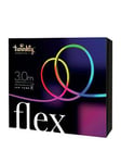 Twinkly Flex - Smart Flexible Led Light Strip (Multiple Colour) 300L Rgb Light Flex, 3 Meter Long Starter, Black, Bt+Wifi, Gen Ii, Ip21