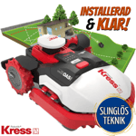 Kress KR233E RTK 12 000 m² Robotgräsklippare med OAS - Installerad & Klar!