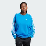 adidas 3-Stripes Oversized Crew Sweatshirt Women