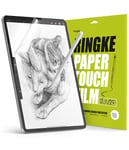 Ringke Paper Touch Hard Film Compatible with iPad Pro 11 (2021/2020/2018 Model), iPad Air 4 Screen Protector, Anti-Fingerprint Matte PET Hard Paper Textured for Writing & Drawing