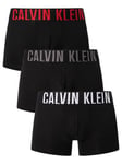 Calvin Klein3 Pack Intense Power Trunks - Black (White/Grey/Red)