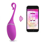 G-spot Vibrator Smartphone Controlled Sex Toy For Couples Realov Irena - Purple