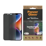PanzerGlass iPhone 13 Pro Privacy skärmskydd med installationsram - Ultra Wide Fit