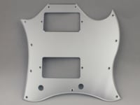 SILVER MIRROR Scratch Plate to fit GIBSON SG SPECIAL Style Electric Guitars