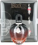 Black XS L'Exces By Paco Rabanne For Women Set: EDT 2.7oz + Bracelet New