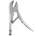 Adjustable Locking-Jaw Pliers Serrated Jaw Mole Vice Grips, Quick Release 10"