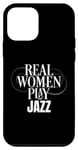 Coque pour iPhone 12 mini Funny Jazz Player Real Women Play Jazz
