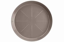 Poétic - Soucoupe Pot de Fleurs - Soucoupe pour intérieur et extérieur - Coloris béton - Ø20 x H. 3,6 cm - en Plastique recyclé