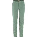 Fjällräven Womens High Coast Trail Trousers (Grön (PATINA GREEN/614) 44 lang)