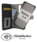 Skimblocker Magnet Fodral Nokia 2.4 (Svart)