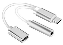 Adaptateur Câble Adaptateur USB C + Mini Jack 3.5mm,JL820