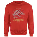 Jurassic Park Lost Control Sweatshirt - Red - L - Rouge