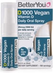 Better You Natural Dlux 1000 Vegan Vitamin D Oral Spray, 15Ml, 700133
