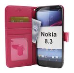 New Standcase Wallet Nokia 8.3 (Hotpink)