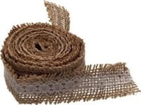 Juldekoration Brewis Juteband Med Spets 2M