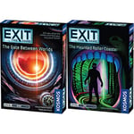 Thames & Kosmos - EXIT: The Gate Between Worlds - Level: 3/5 - Unique Escape Room Game & EXIT: The Haunted Roller Coaster - Level: 2/5 - Unique Escape Room Game