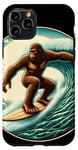 Coque pour iPhone 11 Pro Surf Bigfoot Sasquatch Yeti Holiday