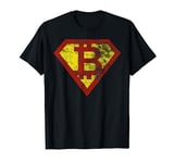 Super Bitcoin The Superhero Crypto Cryptocurrency T-Shirt